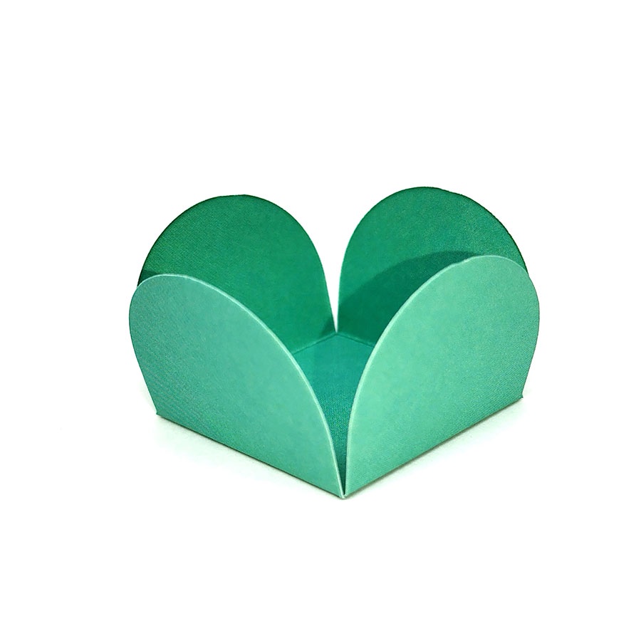 Forminhas para Doces 4 Pétalas Verde Bebê  - 50 unidades - FunFestas - Rizzo