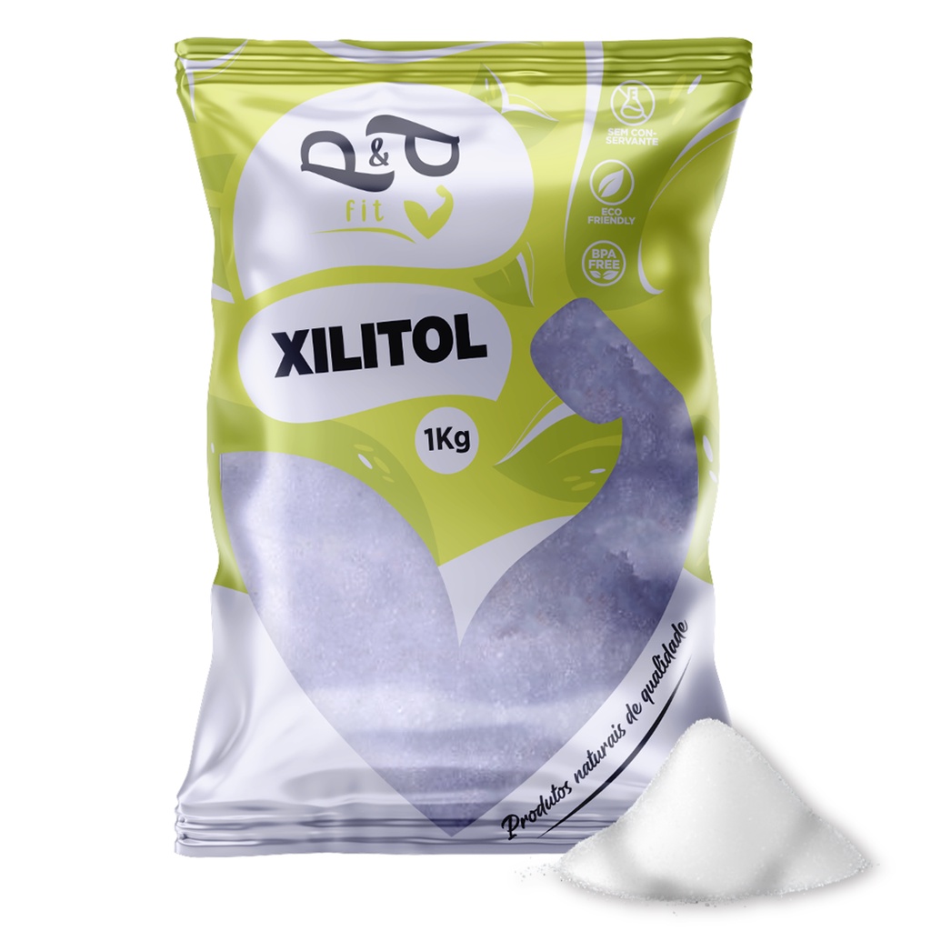 Xilitol Adoçante Puro 1Kg - P&P