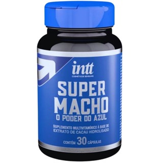 Suplemento Vitaminico Masculino Super Macho Com 30 Capsulas Fórmula Exclusiva INTT