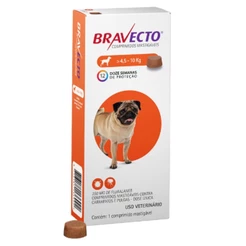 Bravecto Cães De 4,5 A 10kg 250mg Antipulgas e Carrapatos