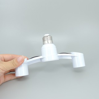 AC e27 Para 2 e27 base Da Lâmpada Conversor Soquete Titular 2 Cabeças Divisor LED Luz 2 Vias Adaptador De Energia Estend em Oferta na Shopee