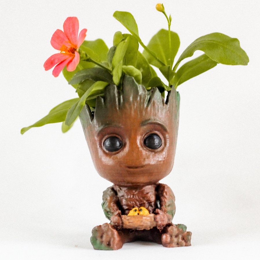Groot vaso ninho para cactos e suculentas decoração baby Groot guardiões das galáxias