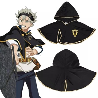 Manto Preto Asta Cosplay Com Capuz Anime De Halloween (Fita De Cabeça) em Oferta na Shopee