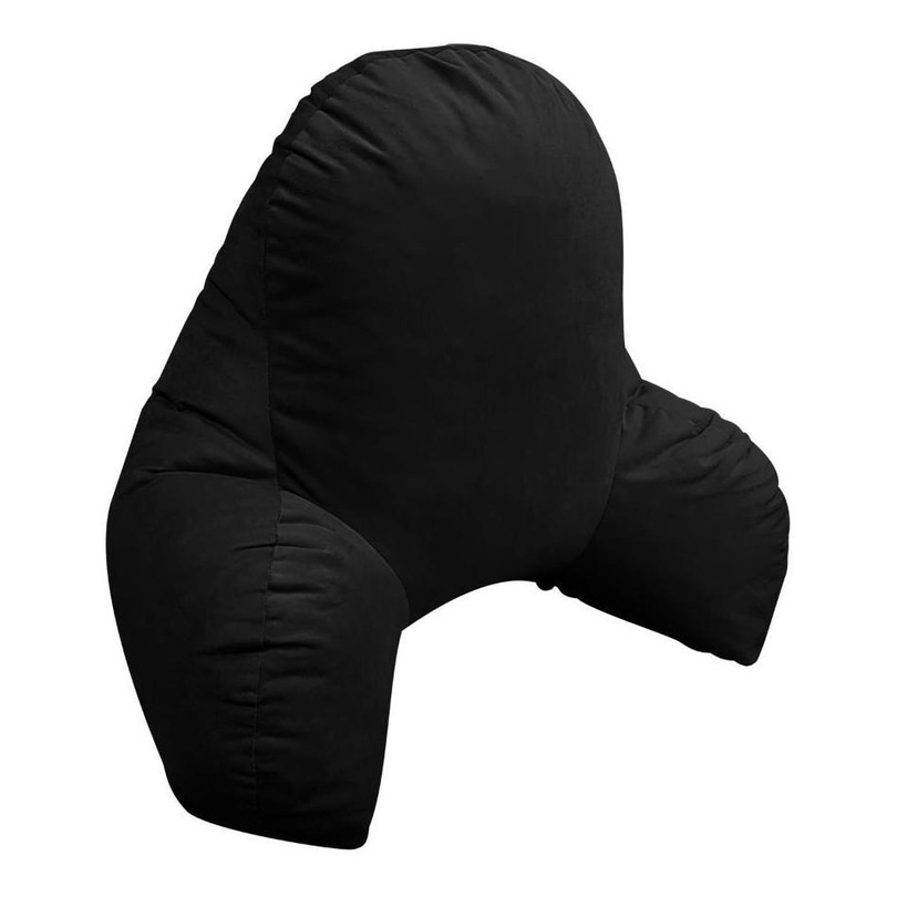 Encosto Dino Veludo Preto (50x60x75) Ortobom