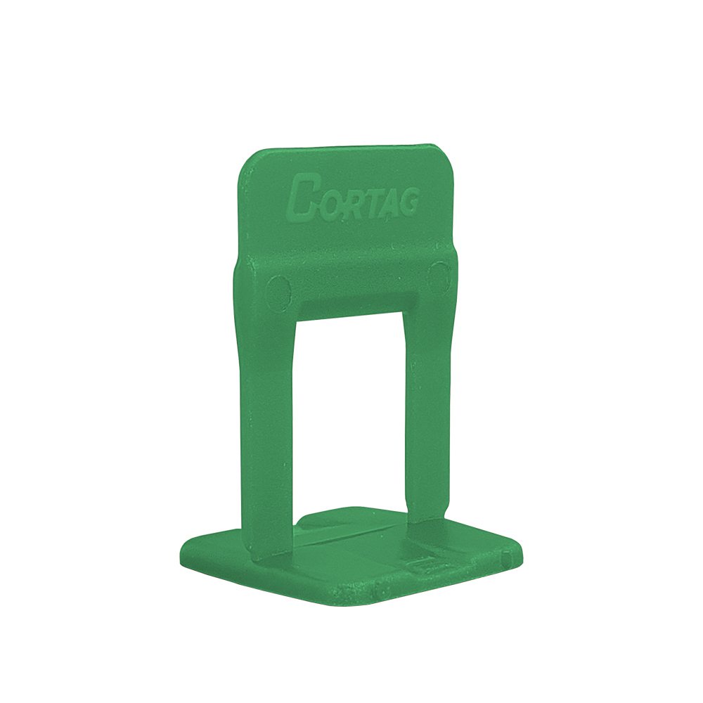 Espaçador Nivelador Pisos e Porcelanatos 2,0 mm Verde Slim 1000 Peças Cortag
