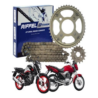 Kit Relacao Tracao Transmissao Cg Titan Fan 150 2005 Á 2015 Original Riffel em Oferta na Shopee
