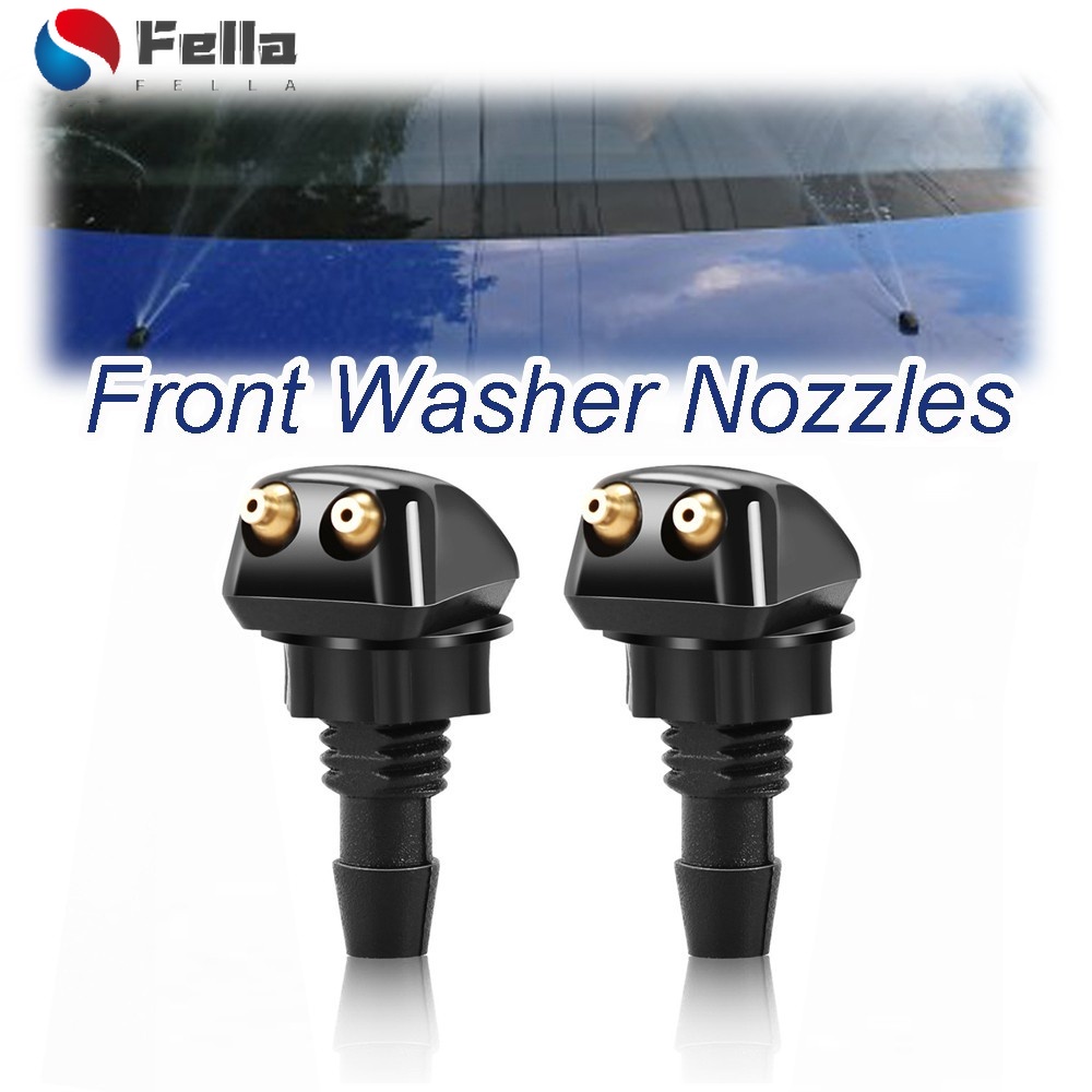 2Pcs Bocal Universal Do Limpador De Pára-Brisas Frontal/Pulverizador De Água De Saída Acessórios Para Carros/Portátil Automático/De Substituição em Oferta na Shopee