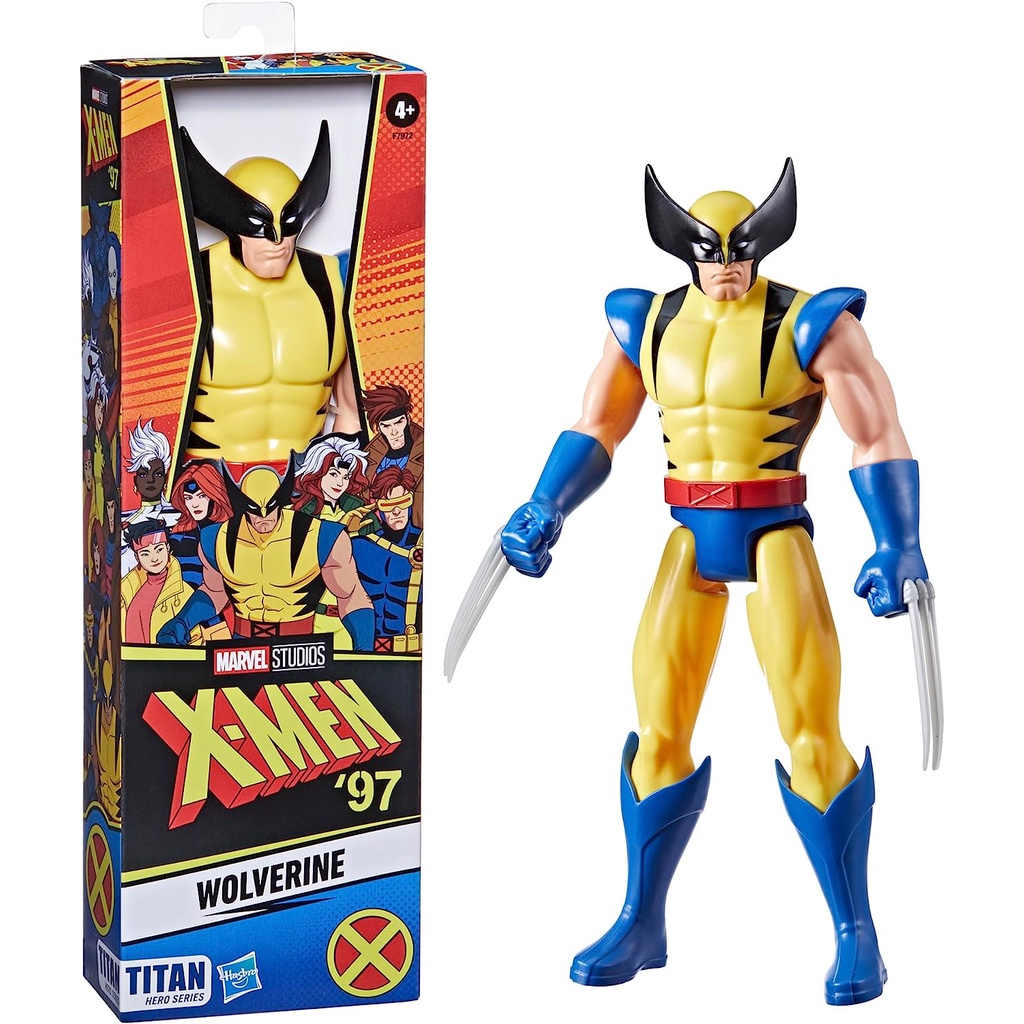 Boneco Marvel Titan Heroes X-Men Wolverine F7972 12" Hasbro