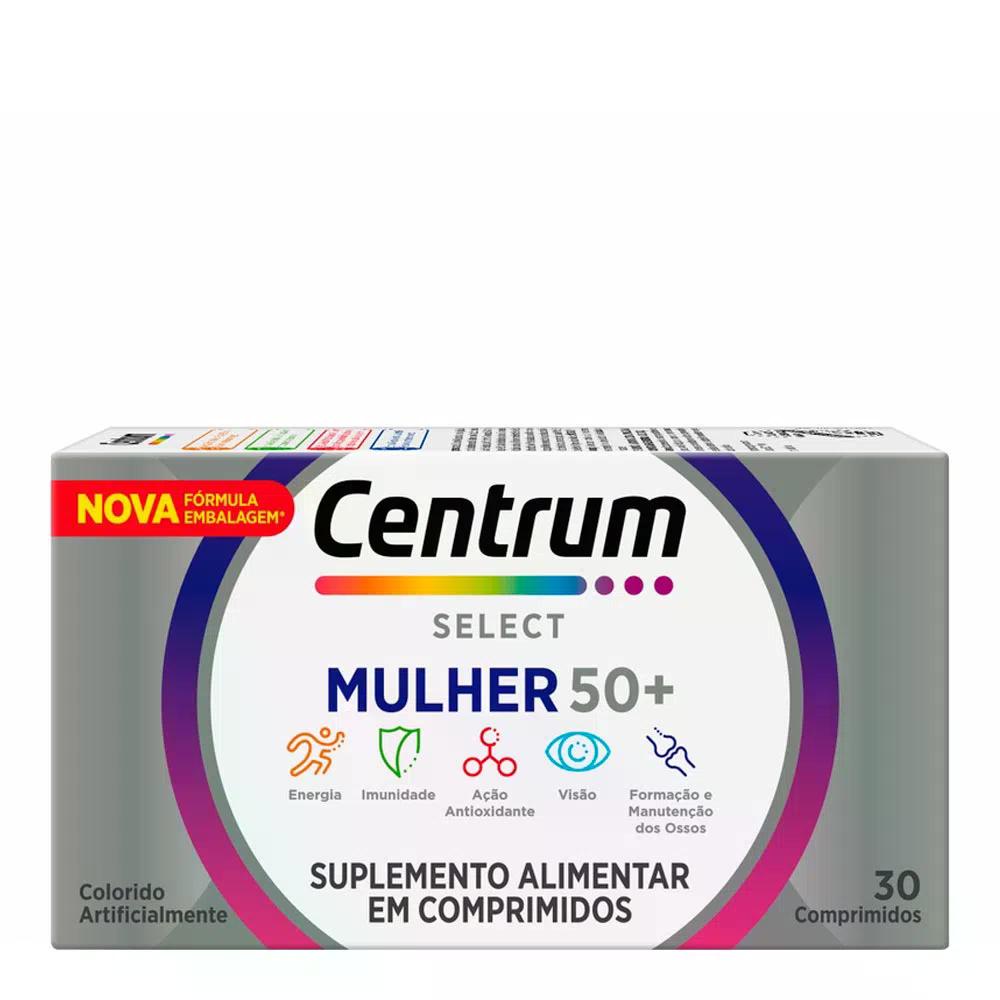 Vitamina Centrum Select Mulher 50+ Com 30 Comprimidos em Oferta na Shopee