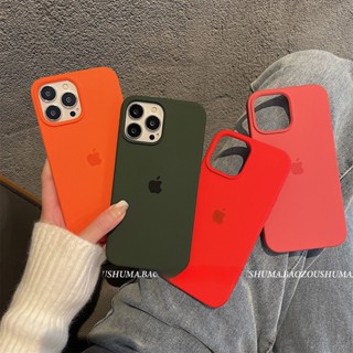Capa Camellia Red Solid Phone Para iPhone 11 12 13 14 Pro Max Silicone Macia 13 promax Anti-Queda Traseira