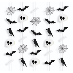 Cortina Decorativa "Scary Night" Halloween - 1 unidade - Cromus - Rizzo