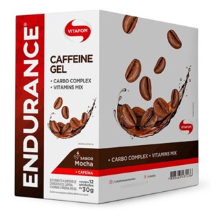 Suplemento Em Gel Vitafor Endurance Energy Repositor De Energia De Alta Performance Cafeína em Caixa De 360g 12 Un