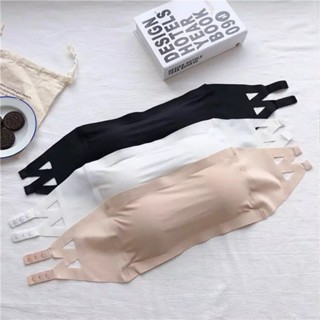 Moda Sexy Sutiã Push Up Acolchoado Strapless Tubo Sem Costura Elástica Beleza De Volta Tubo De Menina Top