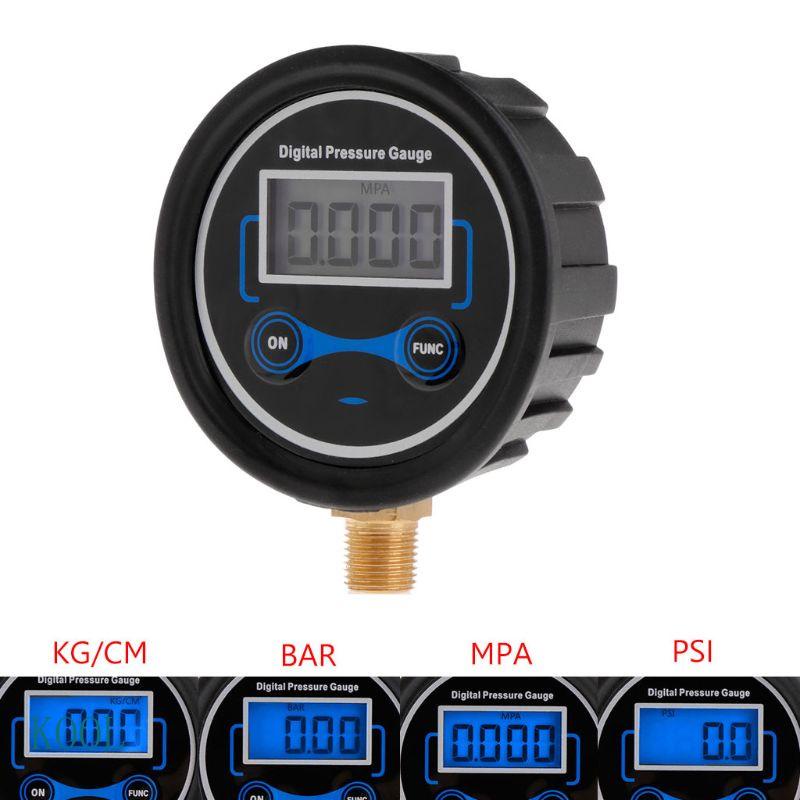 KOOL 0-200PSI Medidor Digital De Pressão De Pneus PSI Meter 1 8NPT Para Motocicleta De Carro Reduzir O Risco De Rebentamento