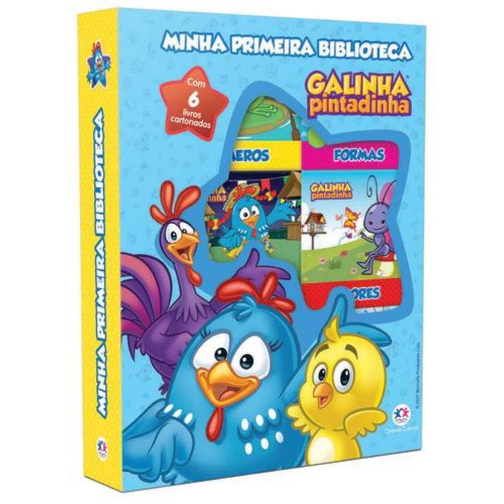 Galinha Pintadinha Primeira Biblioteca - Ciranda Cultural em Oferta na Shopee