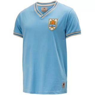 Camisa Uruguai Plus Size Retrô Masculina