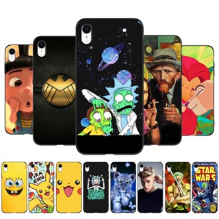 Capa Protetora Para iphone XR Tpu Soft Silicone Preto Tigre Bonito