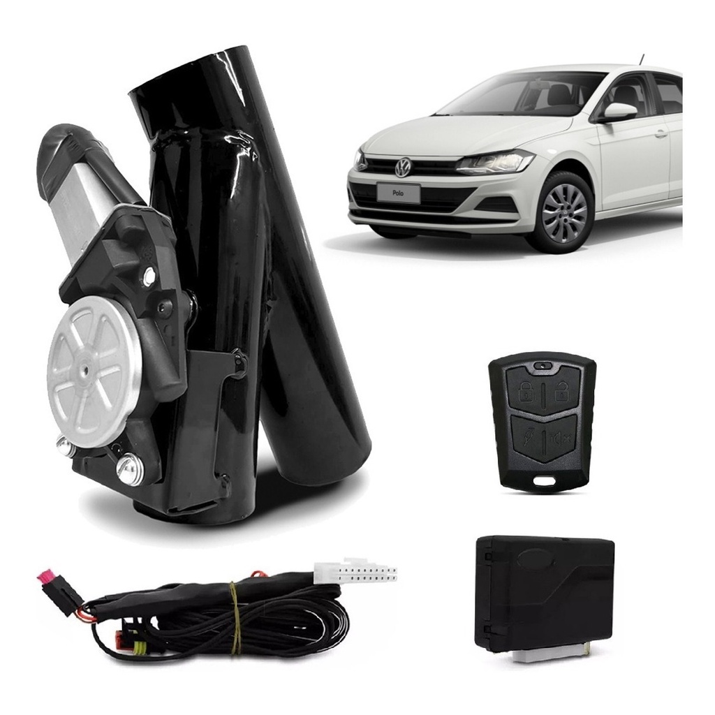 Difusor Escapamento 2'' Para Novo Polo Virtus Com Controle