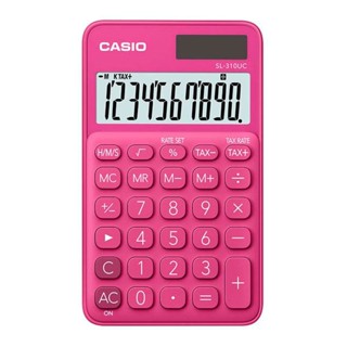 Calculadora de bolso 10 digitos SL-310UC-RD Pink Casio