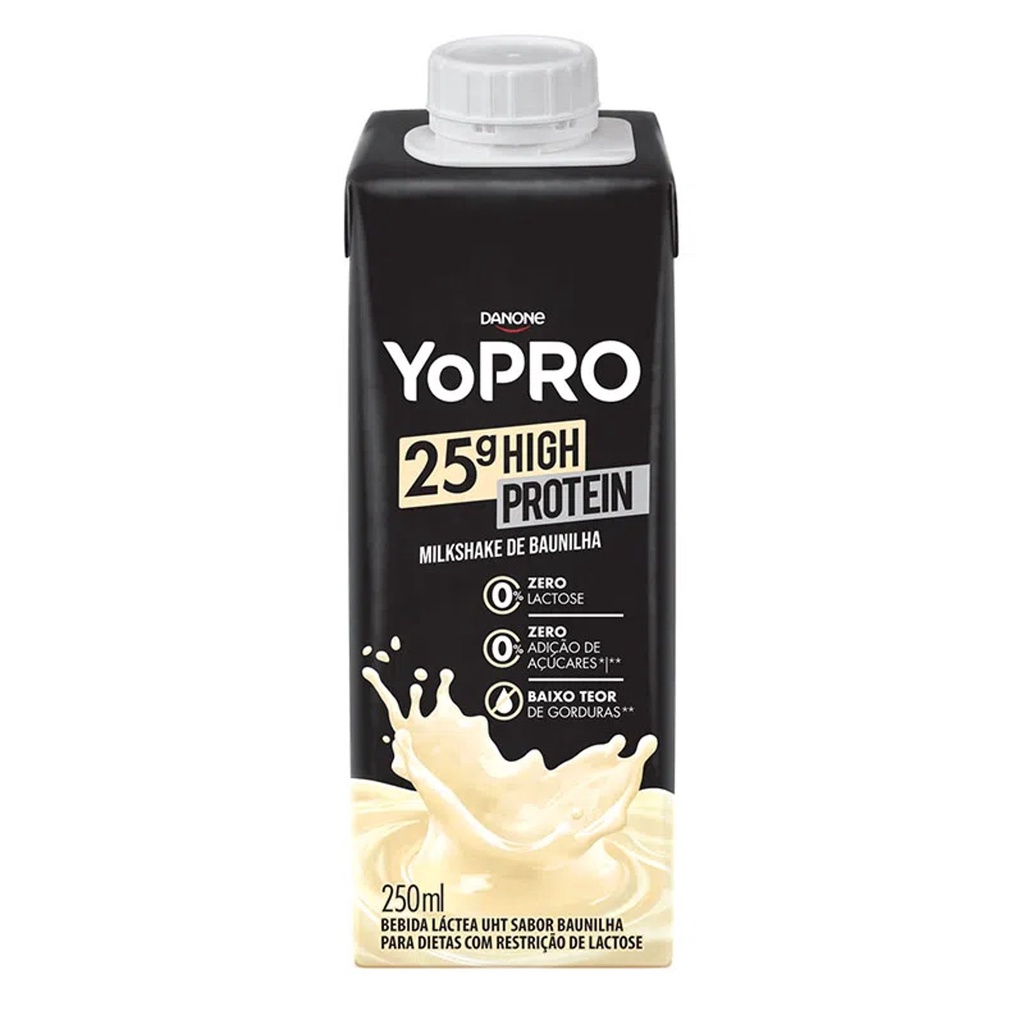 YOPRO 25g Proteinas Milkshake Baunilha 250ml