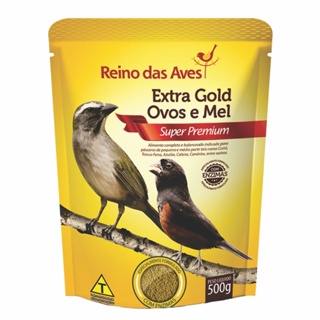 Extra Gold Ovos E Mel 500g - Reino Das Aves em Oferta na Shopee