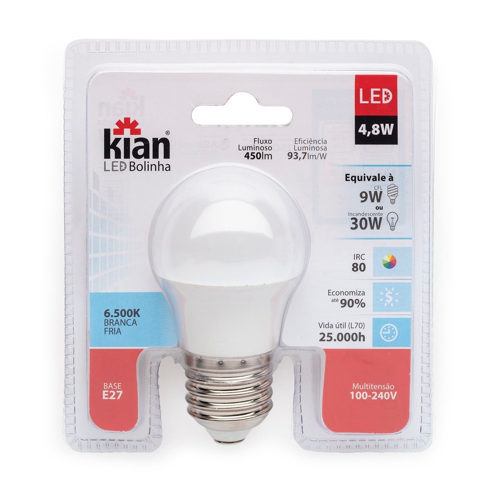Lampada led bolinha 5w - Imaginarium em Oferta na Shopee