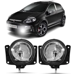 Par Farol Milha Fiat Punto T-jet 2007 2008 09 10 11 12 2013