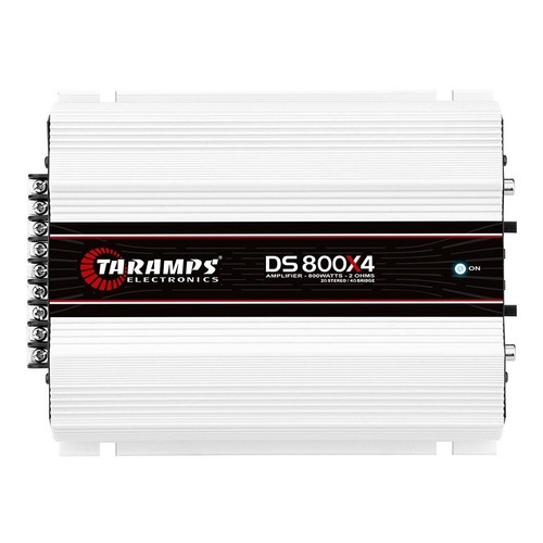 módulo amplificador potencia taramps ds800 800x4 4 canais 800 watts rms 2 ohms para super twiter