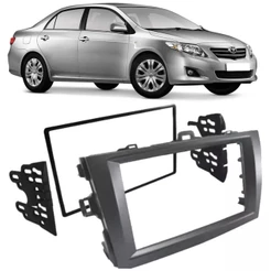 Moldura De Painel 2 Din Toyota Corolla 2009 á 2013