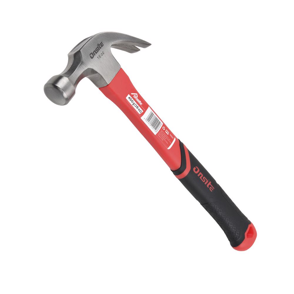 Martelo Capinteiro Com Cabo em Fibra de Vidro 450g (706325) - Onsite em Oferta na Shopee