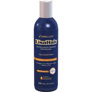 NEUTRALIZANTE CREMOSO LISAHAIR 300ML em Oferta na Shopee