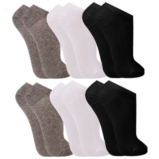 Kit 6 Pares de Meia Adulto Algodão Esportivo Atoalhada Trifil