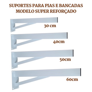 Suporte para Pia de Parafusar Super Reforçado 1un - Grapa para Bancada de Granito Mármore Tanque em Oferta na Shopee