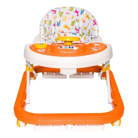 Andador Infantil Laranja Musical Styll Baby Didatico com selo do inmetro Menino menina em Oferta na Shopee