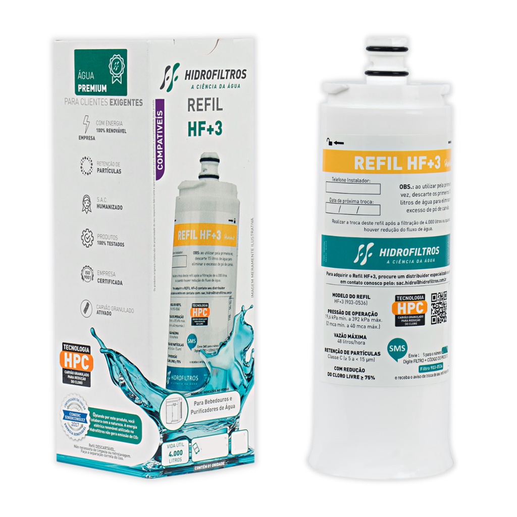 Vela Refil Filtro Purificador IBBL HF+3 Due Immaginare, PDF, FRQ600, FRQ600 Expert e PFN