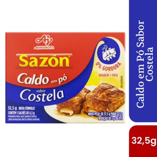 Caldo em pó sazón® sabor costela 32,5g