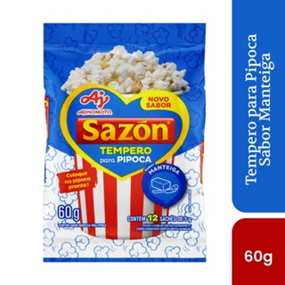 Tempero em pó sazón pipoca sabor manteiga 60g