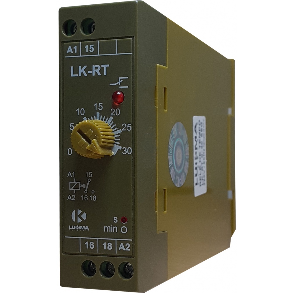 RELE TEMPO 0 A 30 SEGUNDOS 220V LUKMA 45005 LUKMA