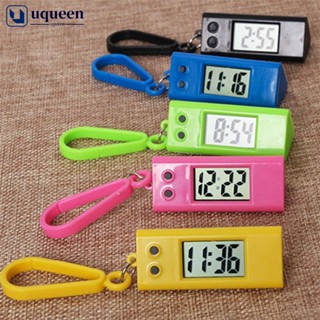 Relógio Eletrônico Digital UQUEEN Simples Mudo Redondo Compacto Portátil D6M5