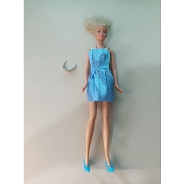 Boneca Barbie Mattel 1999 Vestido Azul E Acessorios