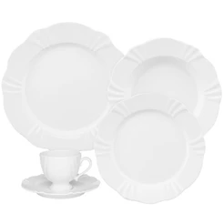 Aparelho de Jantar E Chá 30 Pçs Oxford Soleil White