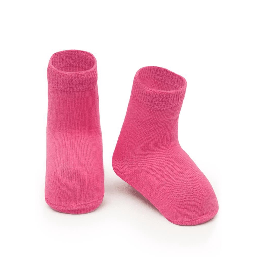Meia Soquete Bebê Antiderrapante Lisa - Puket em Oferta na Shopee