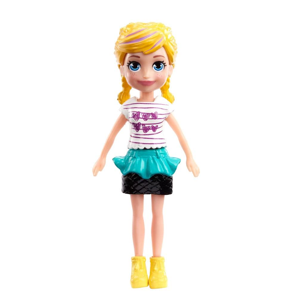 Polly Pocket Boneca Básica Sapato Amarelo Polly - Mattel em Oferta na Shopee