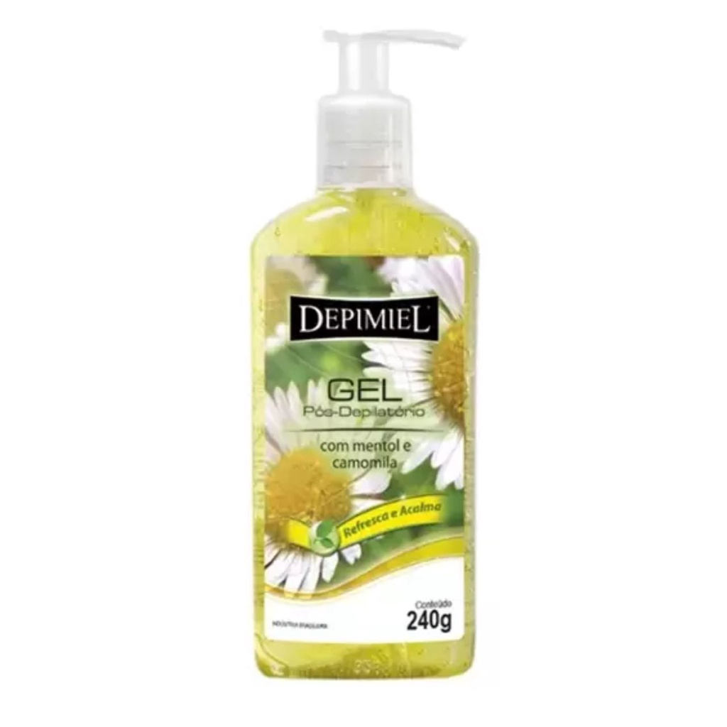 Gel Pós Depilatório com Mentol e Camomila 240g - Depimiel