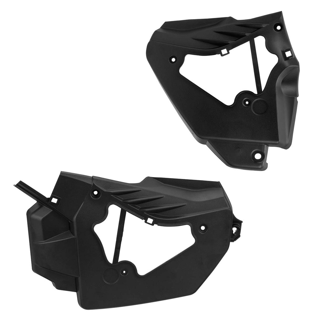 Par Tampa Lateral Inferior Cromo Forte Titan 150 2009 A 2013 em Oferta na Shopee