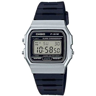 Relógio Casio Vintage Unisex F-91WM-7ADF