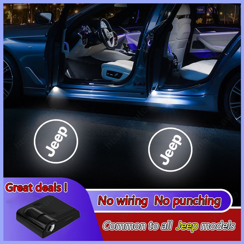 [Oferta De Tempo Limitado] Jeep Luz De Boas-Vindas Projeção A Laser HD LED Para Todos Os Modelos