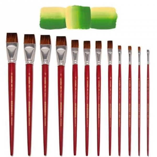 Pincel Artístico Chato Ref.: 484 Orelha de Boi Condor