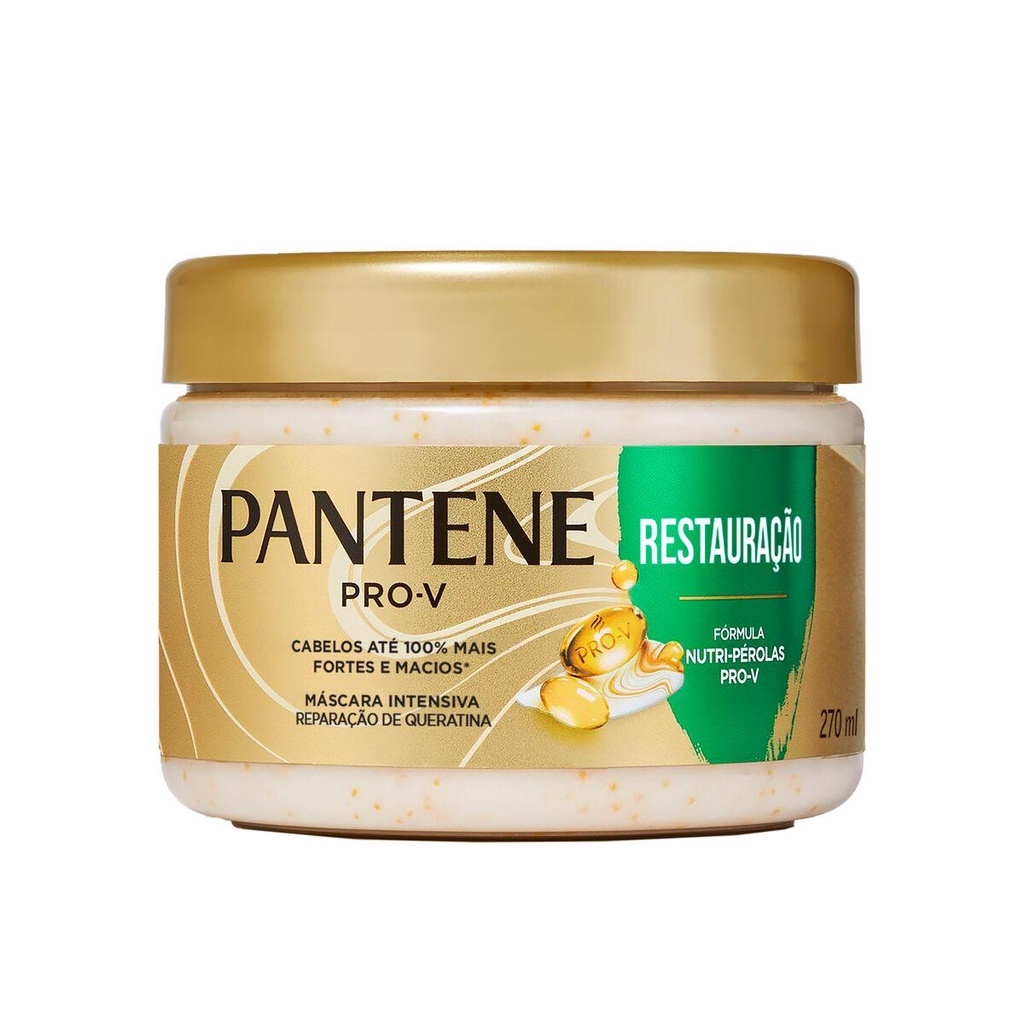 Máscara de Tratamento Pantene Restauração 270ml em Oferta na Shopee
