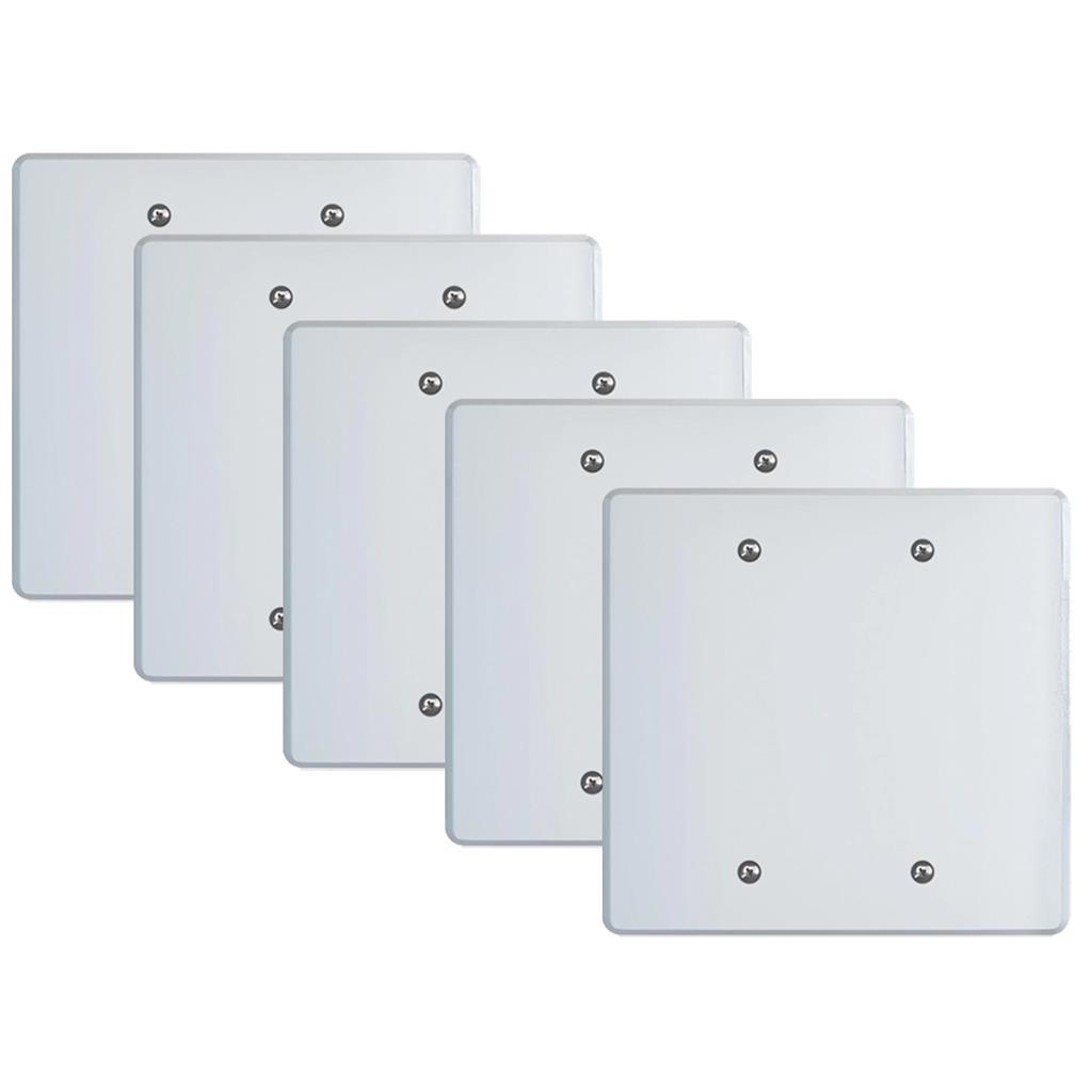 Kit 5 Placas Acabamento Cega Cinza 4x4 Gris Building